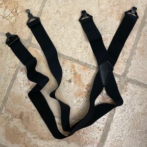 Hold up Suspender company black suspenders OS